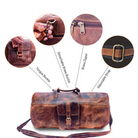Hulara Full Grain Buff Leather Messenger Bag For Men And Women Shoulder Bags For Business|Travel|Office - 4