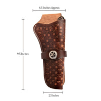 Hulara Leather Western Gun Holster Heritage Rough Rider .Colt SAA Wrangler Single Six Vaquero Uberti Cattleman Cowboy Holsters for 4.75