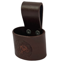 Hulara Full Grain Buff Leather Hammer Holder Hammer Holder for Tool Belt Tool Case Hammer Holster Battle Axe Hatchet Sheath Viking Axe Small Hammer Leather Tool Holster - 5