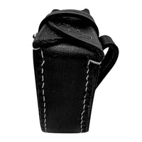 Hulara Top Grain Buff Leather Slingshot Ammo Holder Bag Storage Gun Ammo Case Brown with Belt Loop & - 4
