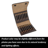 Hulara Leather .222 , .223Remington and 5.56 NATO Ammunition Carrier Wallet Shell Pouch Shotgun Shel - 11