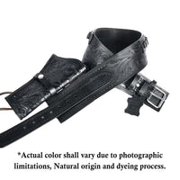 Hulara Western Gun Holster .45 Auto .45 ACP 44/45 Caliber Cowboy Holster for Revolver Full Grain Buff Leather Gun Holster with Belt for Men - 14