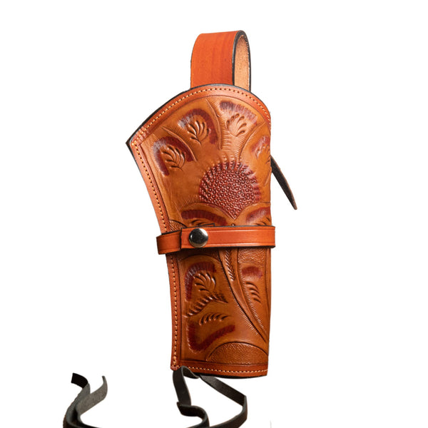 Hulara Leather Western Gun Holster Heritage Rough Rider .Colt SAA Wrangler Single Six Vaquero Uberti Cattleman Cowboy Holsters for 4.75" and 5.5" Barrel Revolvers