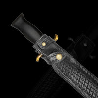 Hulara_Genuine Leather Case Handmade Real Leather Knife Sheaths with Belt Loop Pocket Knife Holder for Belt 10