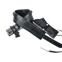 Hulara Western Gun Holster .45 Auto .45 ACP 44/45 Caliber Cowboy Holster for Revolver Full Grain Buff Leather Gun Holster with Belt for Men - 7
