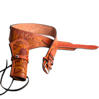 Hulara Full Grain DD Harness Buff Leather Western Gun Holster for Men Heritage Rough Rider 357 Magnu - 26