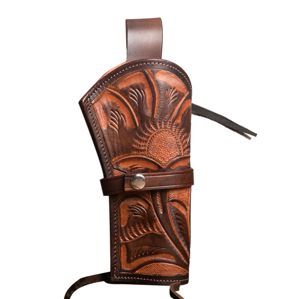 Hulara Leather Western Gun Holster Heritage Rough Rider .Colt SAA Wrangler Single Six Vaquero Uberti Cattleman Cowboy Holsters for 4.75