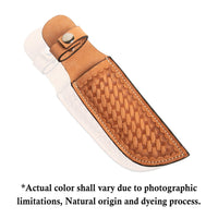 Hulara_Genuine Leather Case Handmade Real Leather Knife Sheaths With Belt Loop Pocket Knife Holder For Belt 4.7