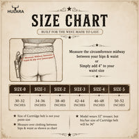 Hulara Western Gun Belt with Holsters for Heritage Rough Rider| Cowboy Holster Belt|Revolver Holster with Belt Full Grain Buff Leather Available in .22/.38/.44 Calibers