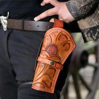 Hulara Leather Western Gun Holster Pack of 2 Heritage Rough Rider .Colt SAA Wrangler Single Six Vaqu - 4