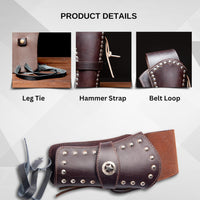 Hulara Leather Western Gun Holster Heritage Rough Rider .Colt SAA Wrangler Single Six Vaquero Uberti Cattleman Cowboy Holsters for 4.75" and 5.5" Barrel Revolvers - 6