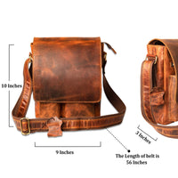 Hulara_ Genuine Leather Messenger Bag 10