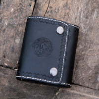 Hulara Leather .222, .223Remington and 5.56 NATO Ammunition Carrier Wallet Shell Pouch Shotgun Shell Ammo Holder Rifle Cartridge Holder (Black) - 8