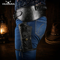 Hulara Western Gun Belt with Holsters for Heritage Rough Rider| Cowboy Holster Belt|Revolver Holster