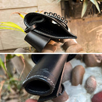 Hulara Leather Western Gun Holster for .22 Caliber Revolver – Fits 4