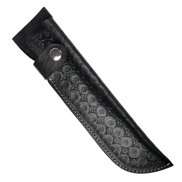 Hulara_Genuine Leather Case Handmade Real Leather Knife Sheaths with Belt Loop Pocket Knife Holder for Belt 10" Blade Fits Knife Holster.