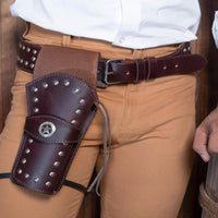 Hulara Leather Western Gun Holster Heritage Rough Rider .Colt SAA Wrangler Single Six Vaquero Uberti Cattleman Cowboy Holsters for 4.75" and 5.5" Barrel Revolvers - 7