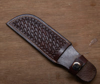 Hulara_Genuine Leather Case Handmade Real Leather Knife Sheaths With Belt Loop Pocket Knife Holder For Belt 4.7