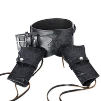 Hulara Western Gun Holster .45 Auto .45 ACP 44/45 Caliber Cowboy Holster for Revolver Full Grain Buff Leather Gun Holster with Belt for Men - 8