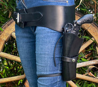 Hulara Genuine Leather Western Gun Belt Concealed Carry Gun Holster Belt for Men Women Cowboy Costume Revolver Holster Pistol Tactical Hoslter - 15
