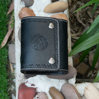 Hulara Leather .222, .223Remington and 5.56 NATO Ammunition Carrier Wallet Shell Pouch Shotgun Shell Ammo Holder Rifle Cartridge Holder (Black) - 6