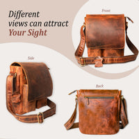 Hulara_ Genuine Leather Messenger Bag 10
