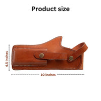 Hulara Genuine Leather Holster with Magazine Case, Pistol Hosters for Men and Women, Revolver Holder - 2