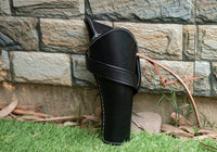 Hulara Genuine Leather Cross Draw Holster Gun Holder 22 .38/357 .44/45 Cal Revolver Western Rough Ri - 53