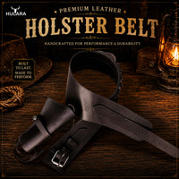 Hulara .22/.38/.44 Caliber Western Gun Holster Belts | Heritage Rough Rider | Cowboy Gun Belt | Ruge