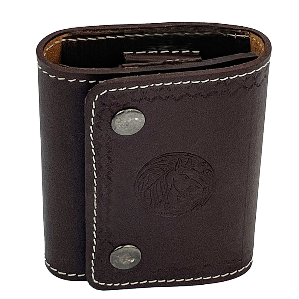 Hulara Leather .222, .223Remington and 5.56 NATO Ammunition Carrier Wallet Shell Pouch Shotgun Shell Ammo Holder Rifle Cartridge Holder (Brown)
