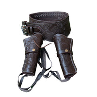 Hulara Genuine Leather Western Gun Belt Concealed Carry Gun Holster Belt for Men Women Cowboy Costume Revolver Holster Pistol Tactical Hoslter - 11