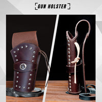 Hulara Leather Western Gun Holster Heritage Rough Rider .Colt SAA Wrangler Single Six Vaquero Uberti Cattleman Cowboy Holsters for 4.75