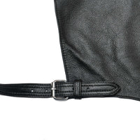 Hulara Leather Aprons For Men/Women Adjustable Straps With Pockets/Kitchen/Barber/Welding Working Apron