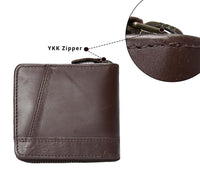 Hulara Cowhide NDM Leather RFID Wallet For Men Slim Wallet For Men RFID Blocking Bifold Mens Wallet  - 3