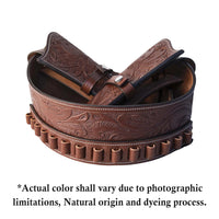 Hulara Genuine Leather Western Gun Belt Concealed Carry Gun Holster Belt for Men Women Cowboy Costume Revolver Holster Pistol Tactical Hoslter - 5