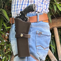 Hulara Leather Western Gun Holster Heritage Rough Rider .Colt SAA Ruger Wrangler Single Six Vaquero Uberti Cattleman Cowboy Holsters for 4.75" and 5.5" Barrel Revolvers Heritage Holster - 6