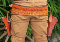 Hulara Full Grain DD Harness Buff Leather Western Gun Holster for Men Heritage Rough Rider 357 Magnu - 11