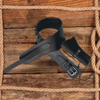 Hulara Full Grain Buff Leather 22 Caliber Plain Western Holster Heritage Rough Rider 22 Holster Western Gun Belt Heritage 22 Holster Cowboy Holster Ruger Wrangler Holster 22 Revolver Holster - 9
