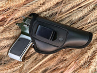 Hulara Leather IWB Holsters for Concealed Carry for Glock 42 Holster Fits 1911 Holster Taurus 738 Ho - 6