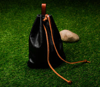 Hulara Genuine Leather Drawstring Pouch Multipurpose Storage/Coin/Outdoor Bag/Hiking & Camping Acces - 6