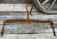 Hulara Top Grain Buff Leather Western Bridle and Breast Collar Set Tooled Headstall and Horse Breastcollar Western Tack Set Horse Breast Collar Western Bridle Sets Horse Headstall and Breast Collar - 8