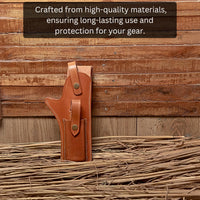 Hulara Genuine Leather Holster with Magazine Case, Pistol Hosters for Men and Women, Revolver Holder - 3