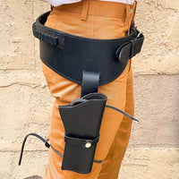 Hulara Genuine Leather Western Gun Belt Concealed Carry Gun Holster Belt for Men Women Cowboy Costume Revolver Holster Pistol Tactical Hoslter - 16