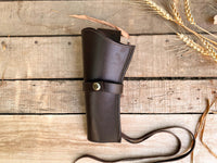 Hulara Leather Western Gun Holster Heritage Rough Rider .Colt SAA Ruger Wrangler Single Six Vaquero Uberti Cattleman Cowboy Holsters for 4.75