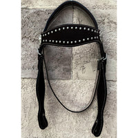 Hulara Top Grain Buff Leather Western Bridle and Breast Collar Set Tooled Headstall and Horse Breastcollar Western Tack Set Horse Breast Collar Western Bridle Sets Horse Headstall and Breast Collar - 4