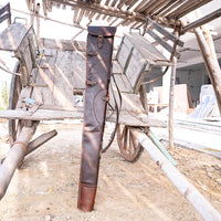 Hulara Cowhide Leather Rifle Sling 48-50 Inch Gun Cases for Rifles Slip Bag Shotgun Case With Should - 4