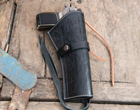 Hulara Leather Western Gun Holster Heritage Rough Rider .Colt SAA Ruger Wrangler Single Six Vaquero Uberti Cattleman Cowboy Holsters for 4.75