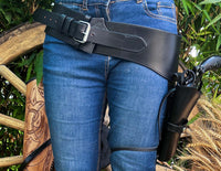 Hulara Full Grain Buff Leather 22 Caliber Plain Western Holster Heritage Rough Rider 22 Holster Western Gun Belt Heritage 22 Holster Cowboy Holster Ruger Wrangler Holster 22 Revolver Holster - 8