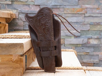Hulara Western Tanned Leather Holster Fits the Colt Uberti Pietta Traditions Model 1851 1861 Navy 18 - 5