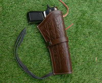 Hulara Leather Western Gun Holster Heritage Rough Rider .Colt SAA Wrangler Single Six Vaquero Cowboy Holsters for 4.75